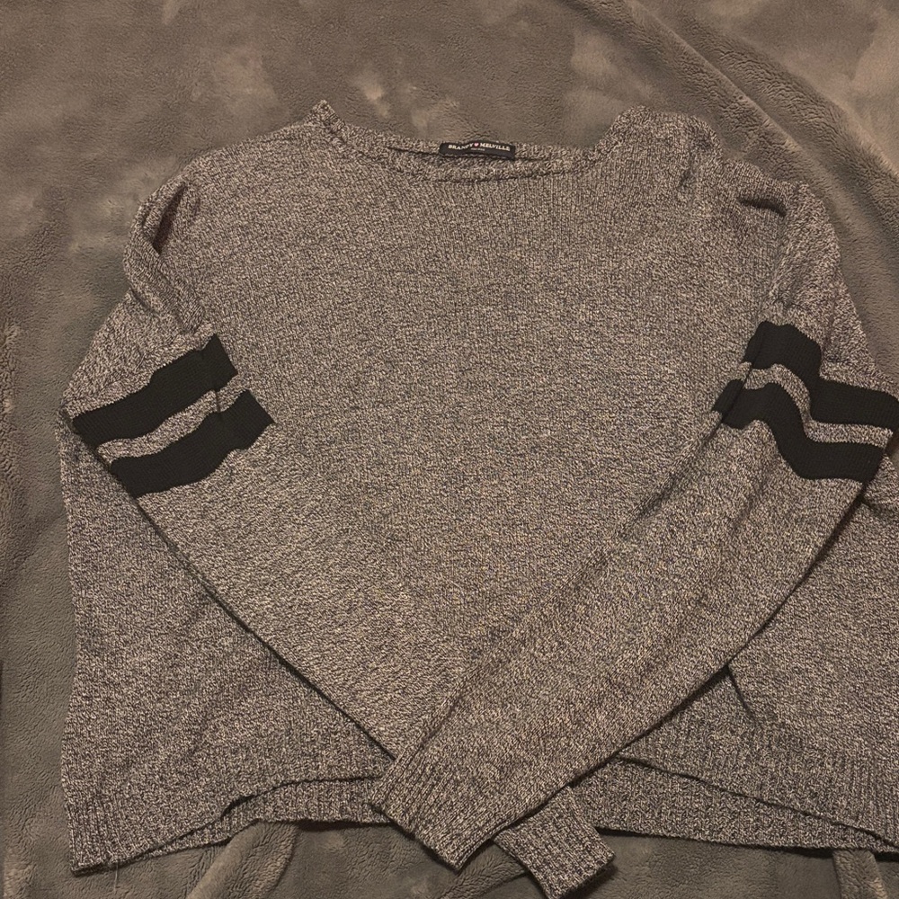 Brandy Melville Charcoal Knit Sweater